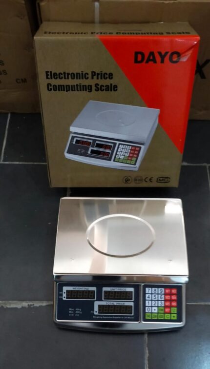 Balance d'établi numérique LCD en acier inoxydable 40kg